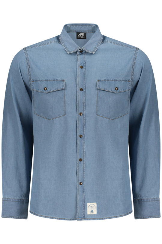 U.S. Grand Us Grand Men's Long-Sleeved Shirt, Blue