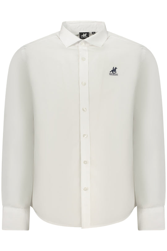 U.S. Grand Us Grand Men's Long-Sleeved White Shirt