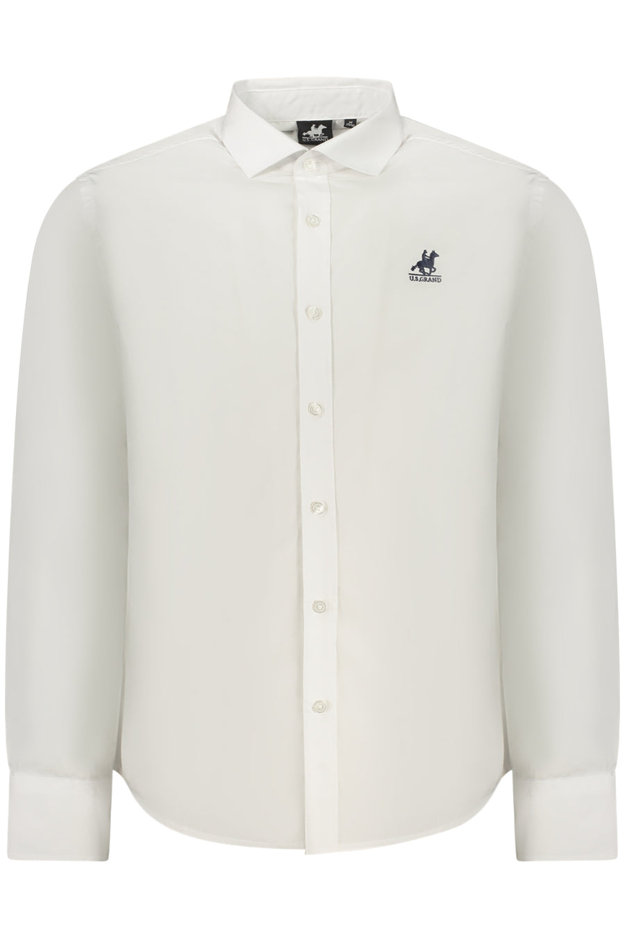 U.S. Grand Us Grand Men's Long-Sleeved White Shirt