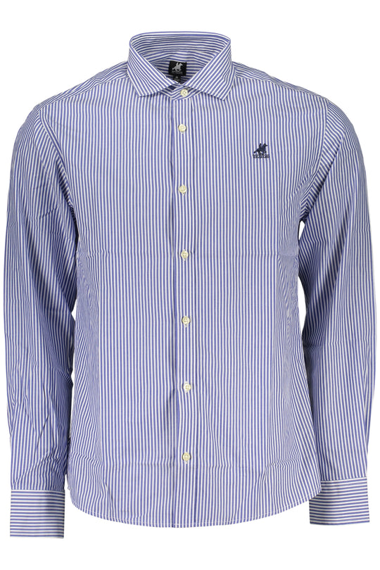 U.S. Grand Us Grand Men's Blue Long-Sleeved Shirt