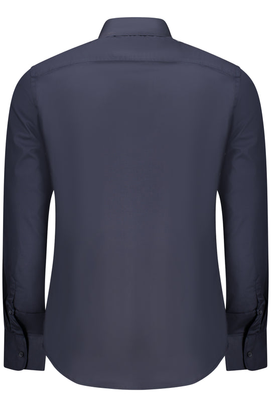 U.S. Grand Us Grand Men's Blue Long-Sleeved Shirt