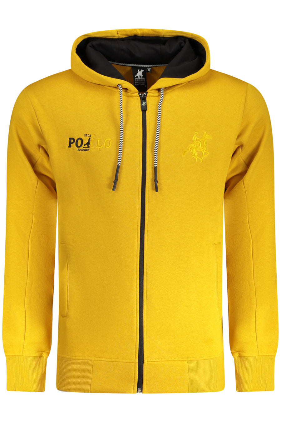 U.S. Grand Us Grand Men's Yellow Zip-Up Sweatshirt