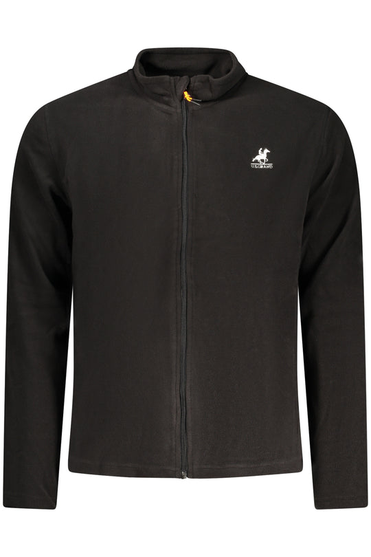 U.S. Grand Us Grand Men's Black Zip-Up Sweatshirt