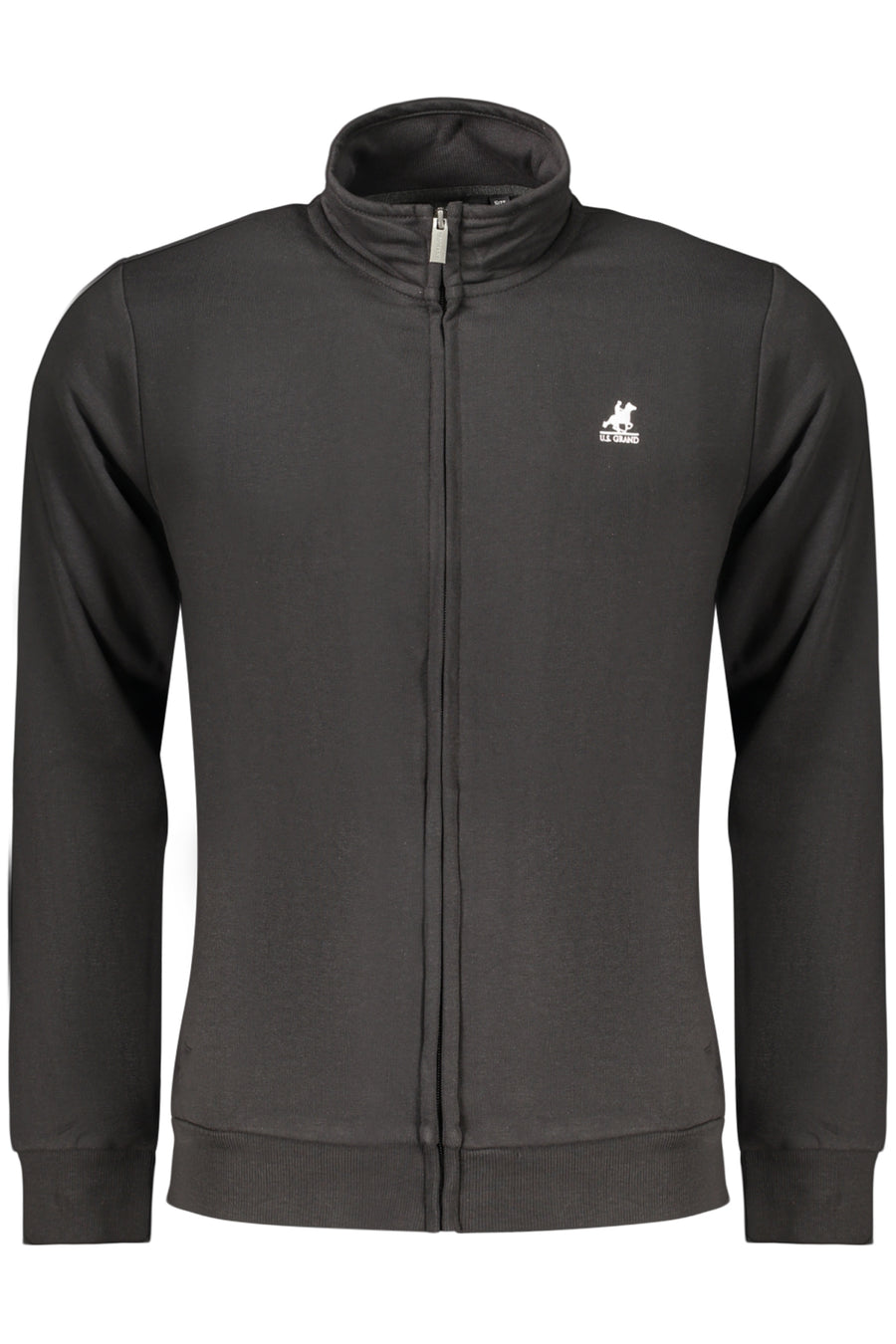U.S. Grand Us Grand Men's Black Zip-Up Sweatshirt