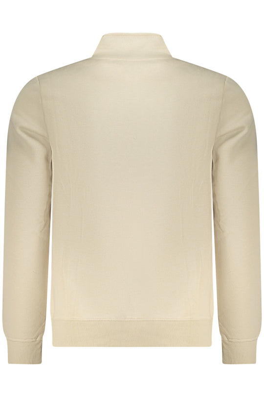 U.S. Grand Us Grand Men's Beige Zip-Up Sweatshirt