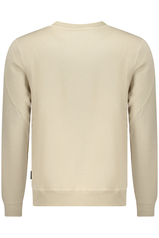 U.S. Grand Us Grand Men's Beige Zip-Up Sweatshirt