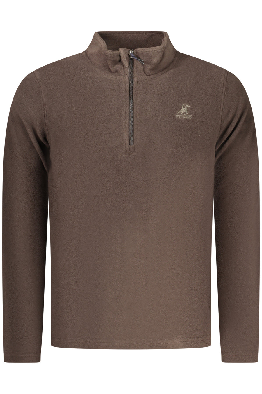 U.S. Grand Us Grand Men's Brown Zip-Up Sweatshirt