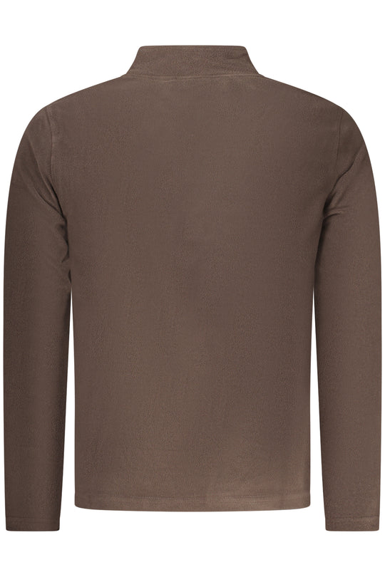 U.S. Grand Us Grand Men's Brown Zip-Up Sweatshirt
