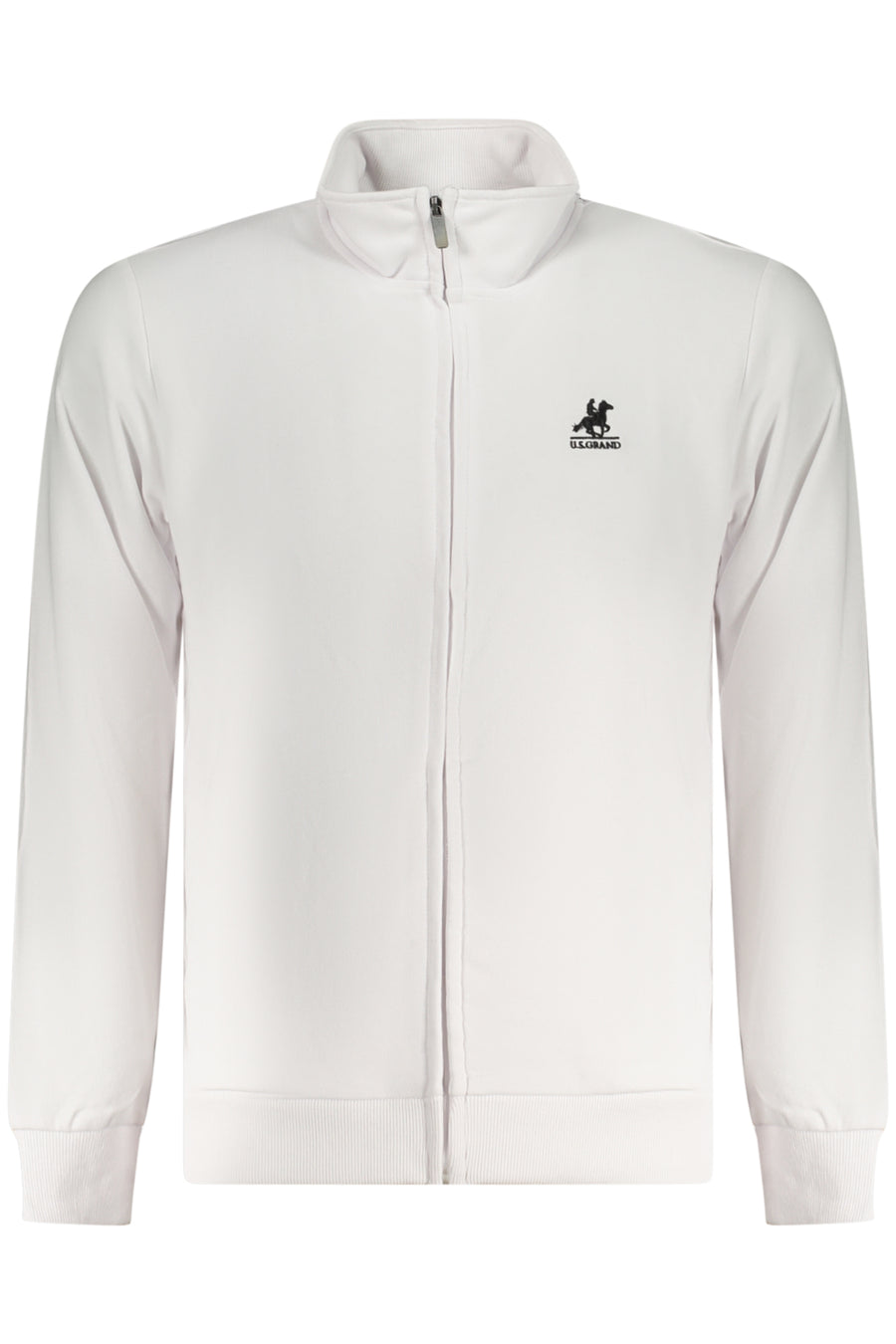 U.S. Grand Us Grand Men's White Zip-Up Sweatshirt