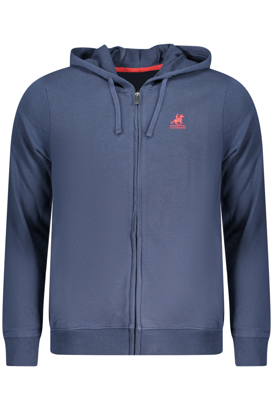 U.S. Grand Us Grand Men's Blue Zip-Up Sweatshirt