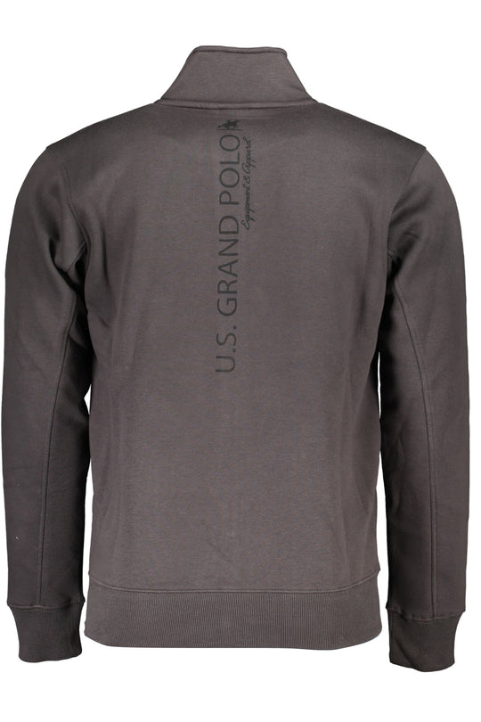U.S. Grand Us Grand Men's Gray Zip-Up Sweatshirt