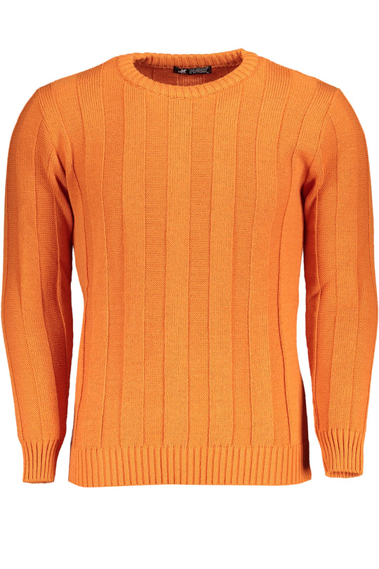 U.S. Grand Us Grand Men's Orange Sweater