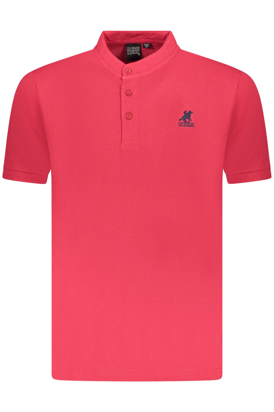 U.S. Grand Us Grand Men's Short-Sleeve Polo Shirt, Red
