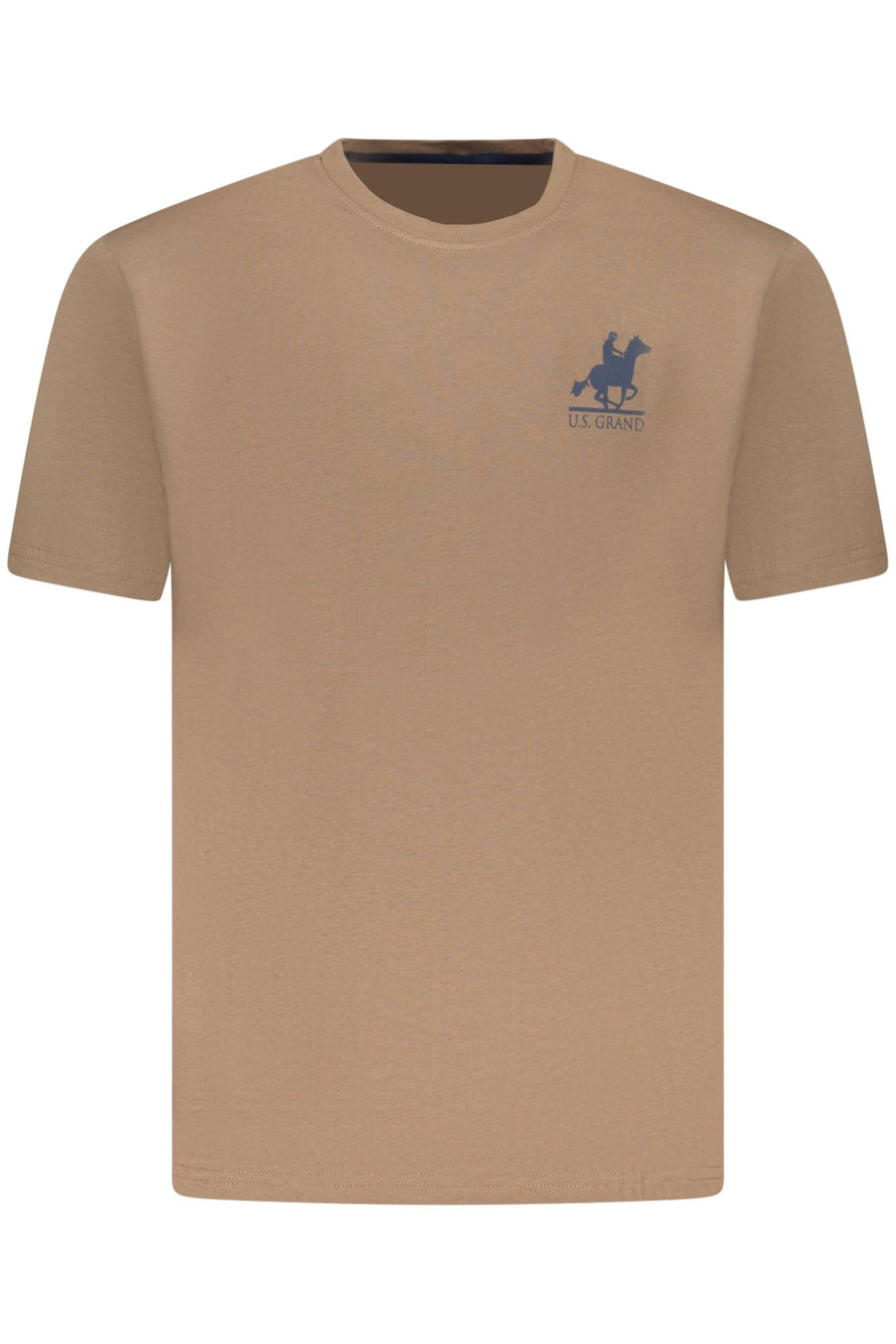 U.S. Grand Us Grand Men's Short-Sleeve T-Shirt Brown