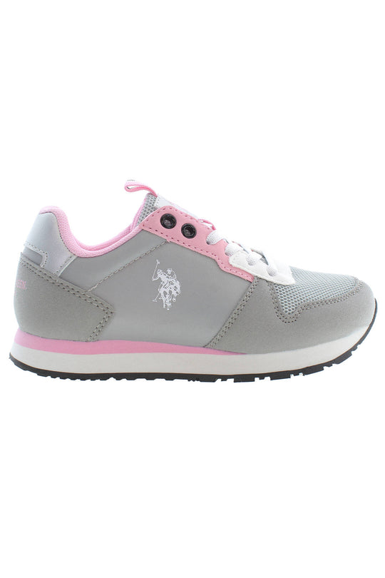 U.S. Polo Assn. Girls' Gray Sports Footwear