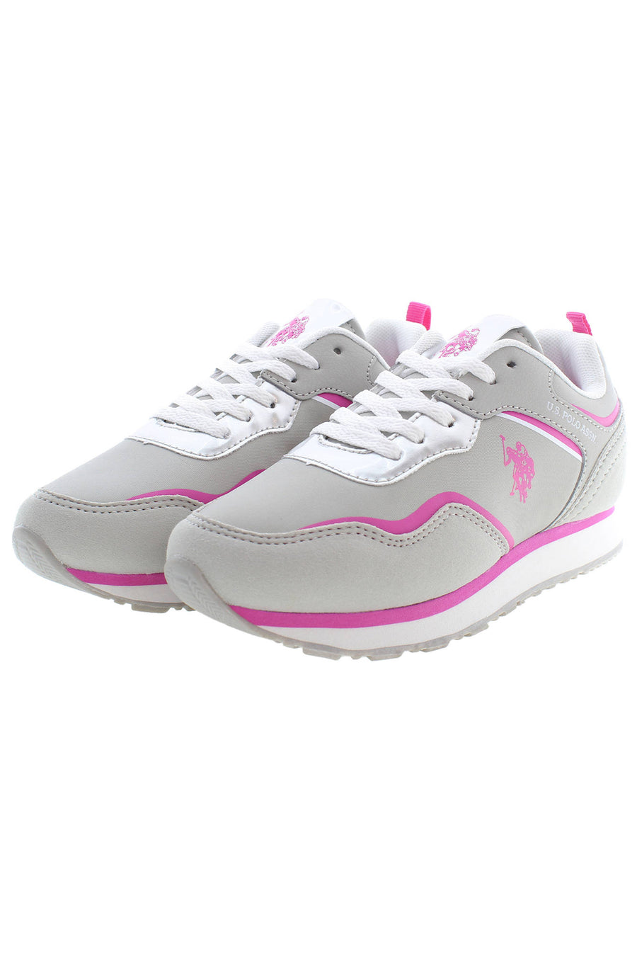 U.S. Polo Assn. Girls' Gray Sports Footwear