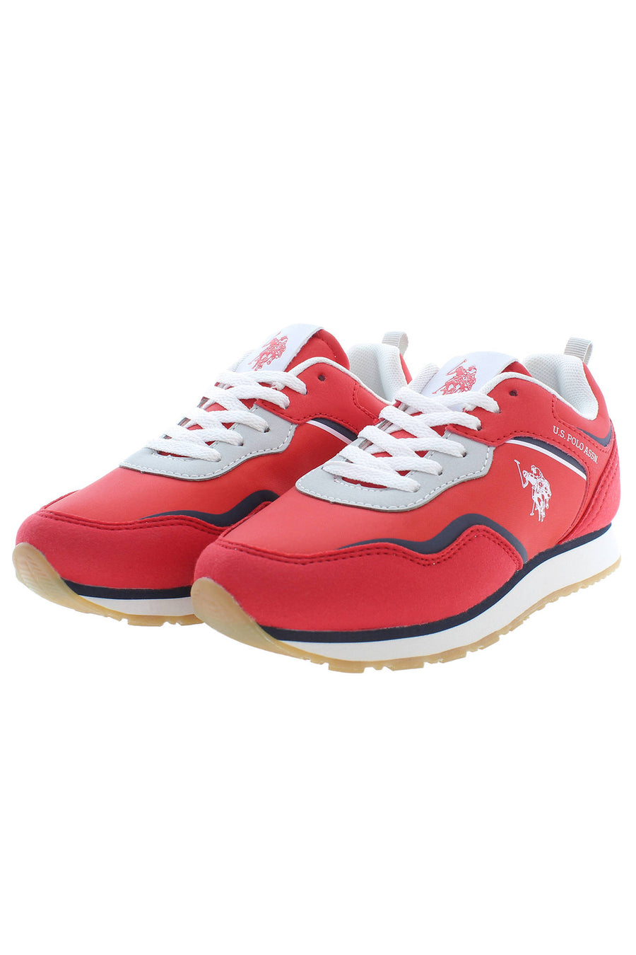 U.S. Polo Assn. Kids' Red Sports Footwear