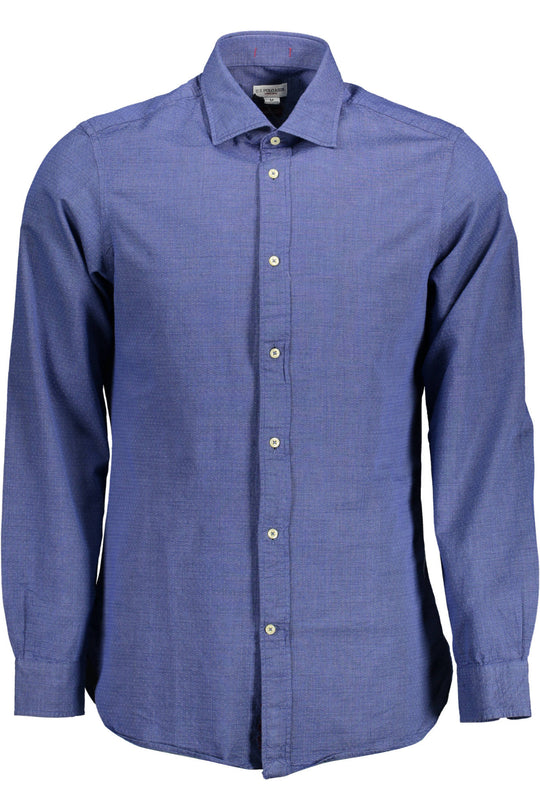 U.S. Polo Assn. Men's Blue Long-Sleeved Shirt