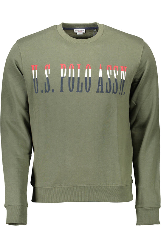 U.S. Polo Assn. Men's Green Zip-Up Sweatshirt